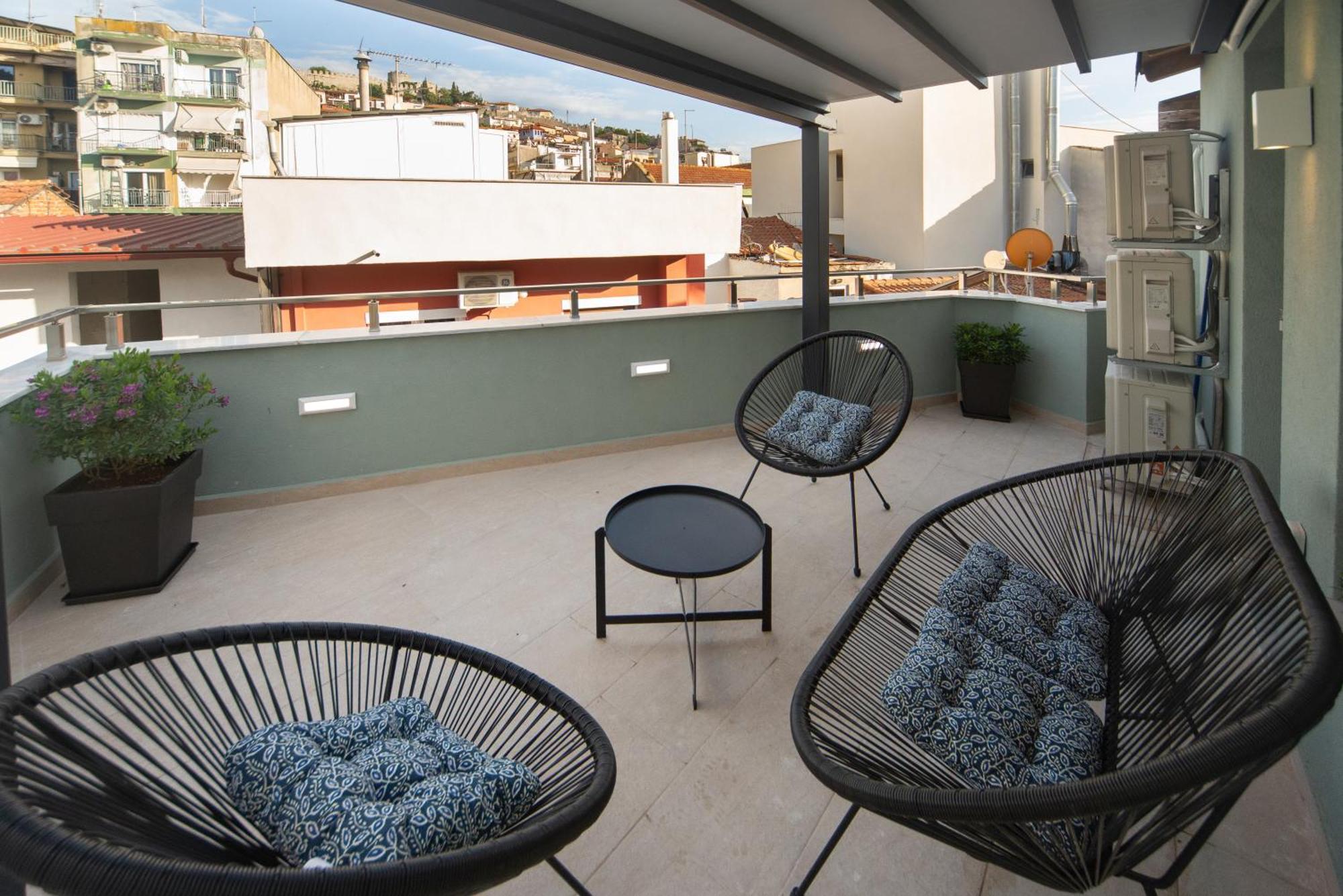 Ferienwohnung Antiqua Kavala Exterior foto